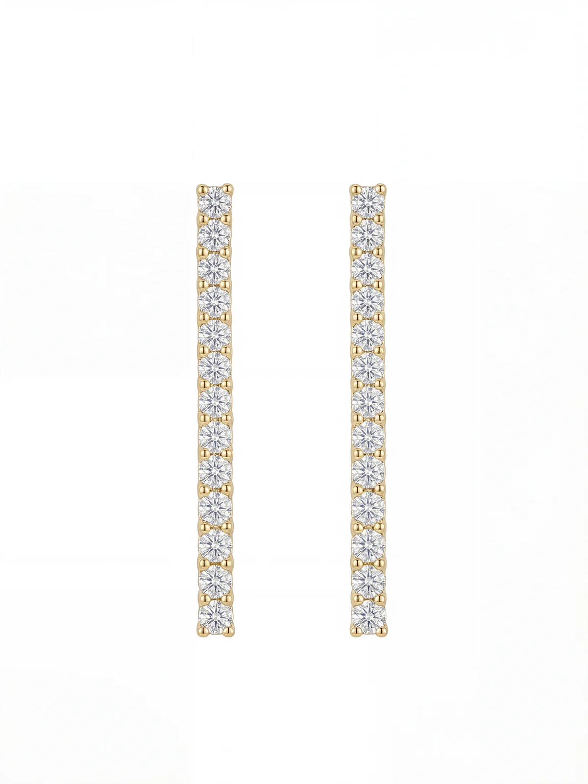 3MM | Cast Tennis Earrings