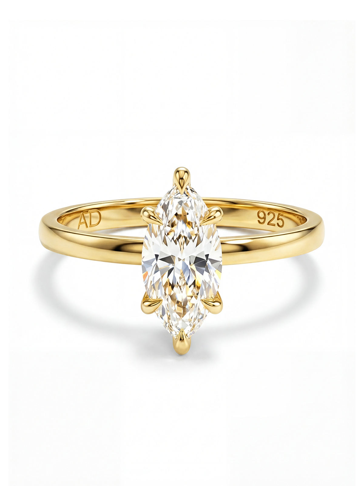 0.81CT | Markiz Kesim Yüzük