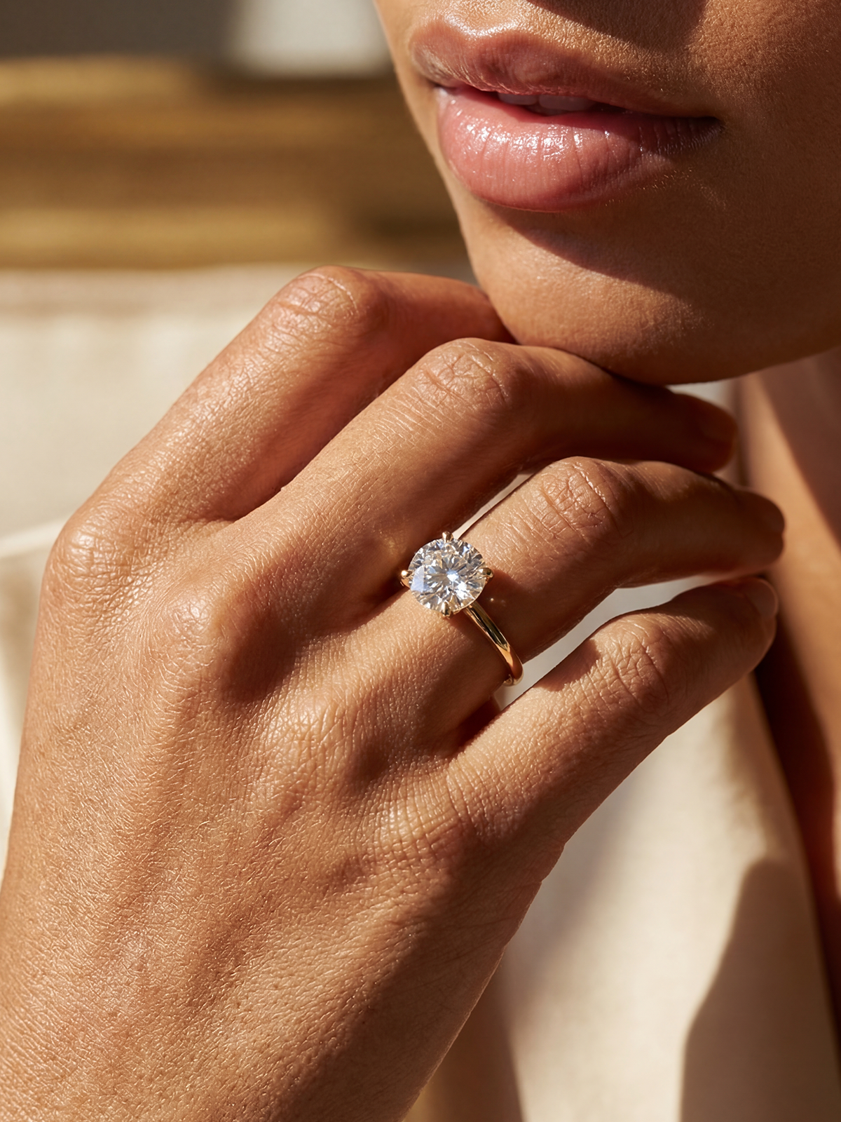 3.0CT | 4 Prong Solitaire Ring