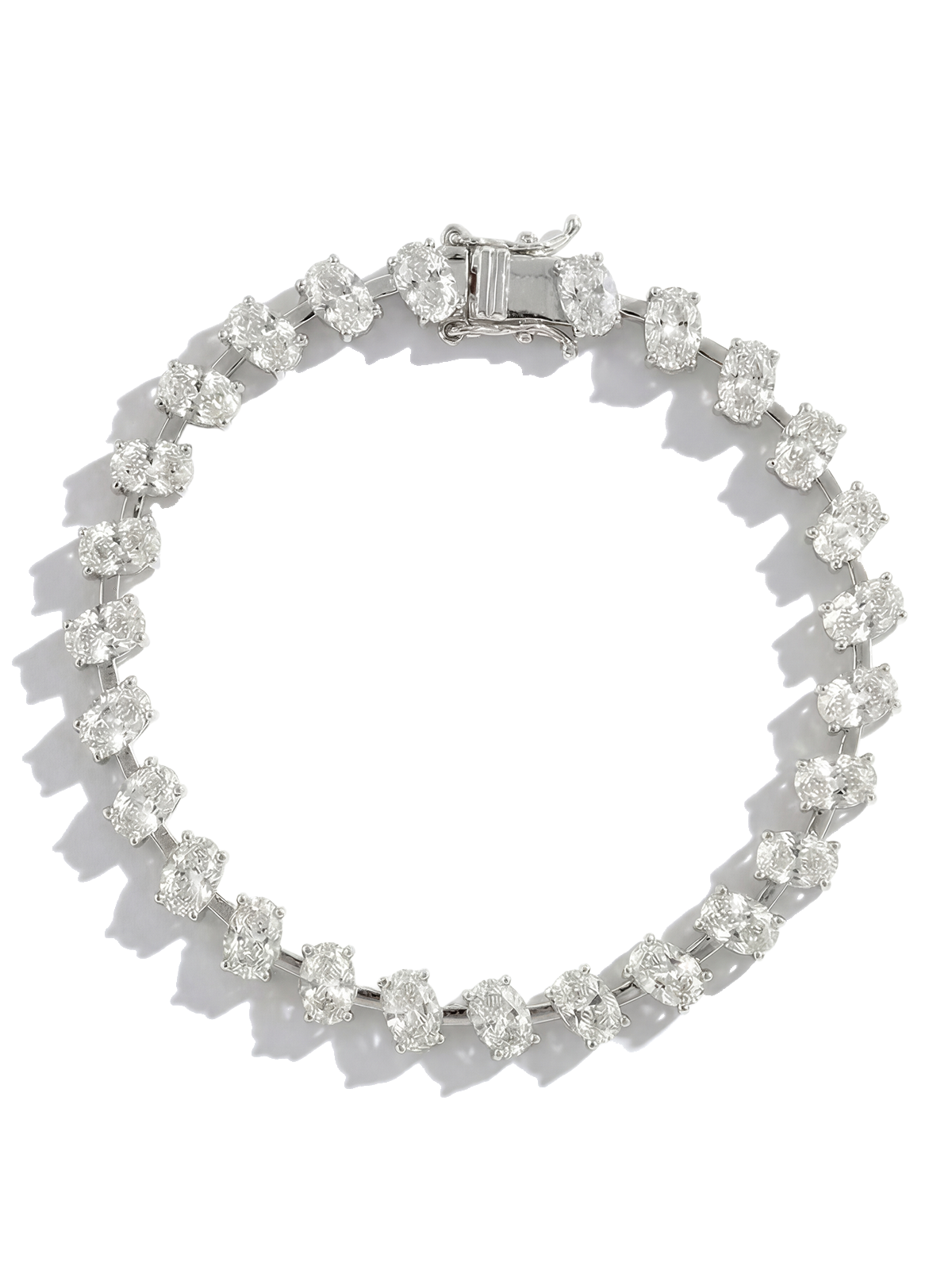 Oval Cut Tennis Bracelet