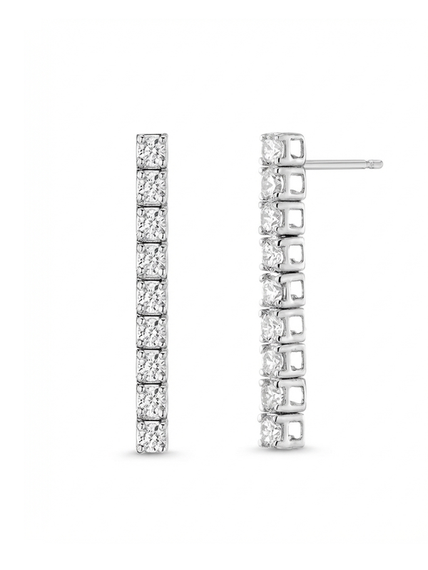 4MM | Cast Tennis Earring