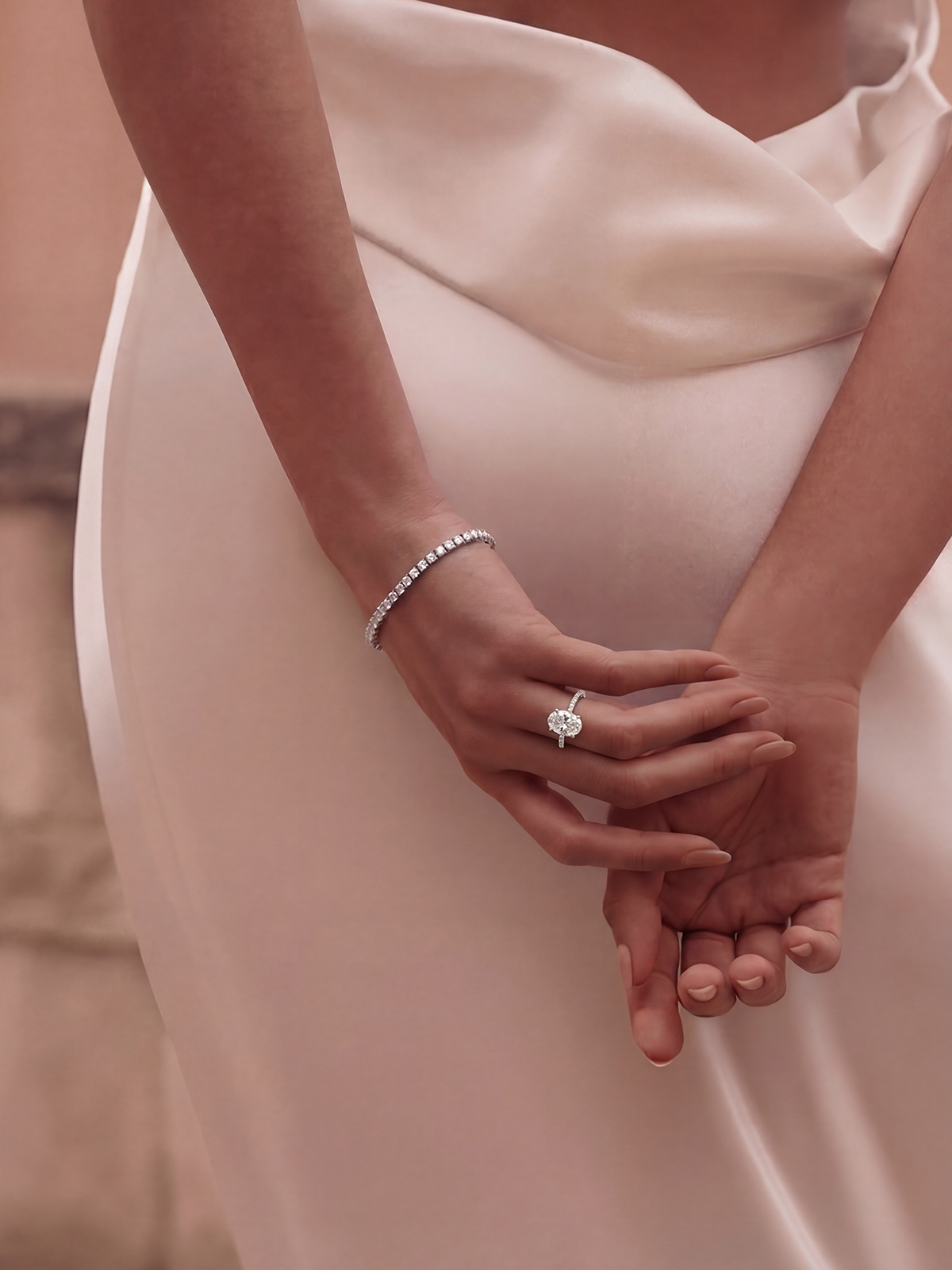 2.3CT | Oval Cut Eternity Ring
