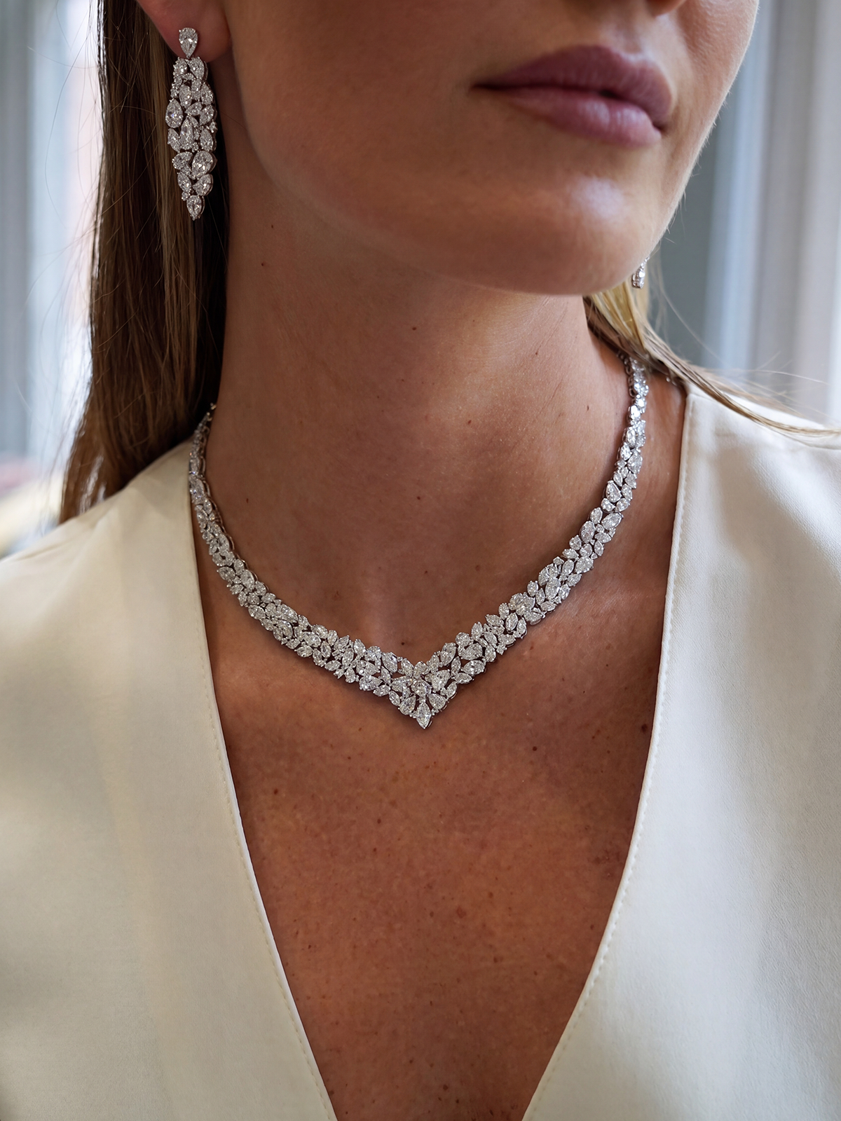 Calista Necklace Bracelet Earrings Ring Set
