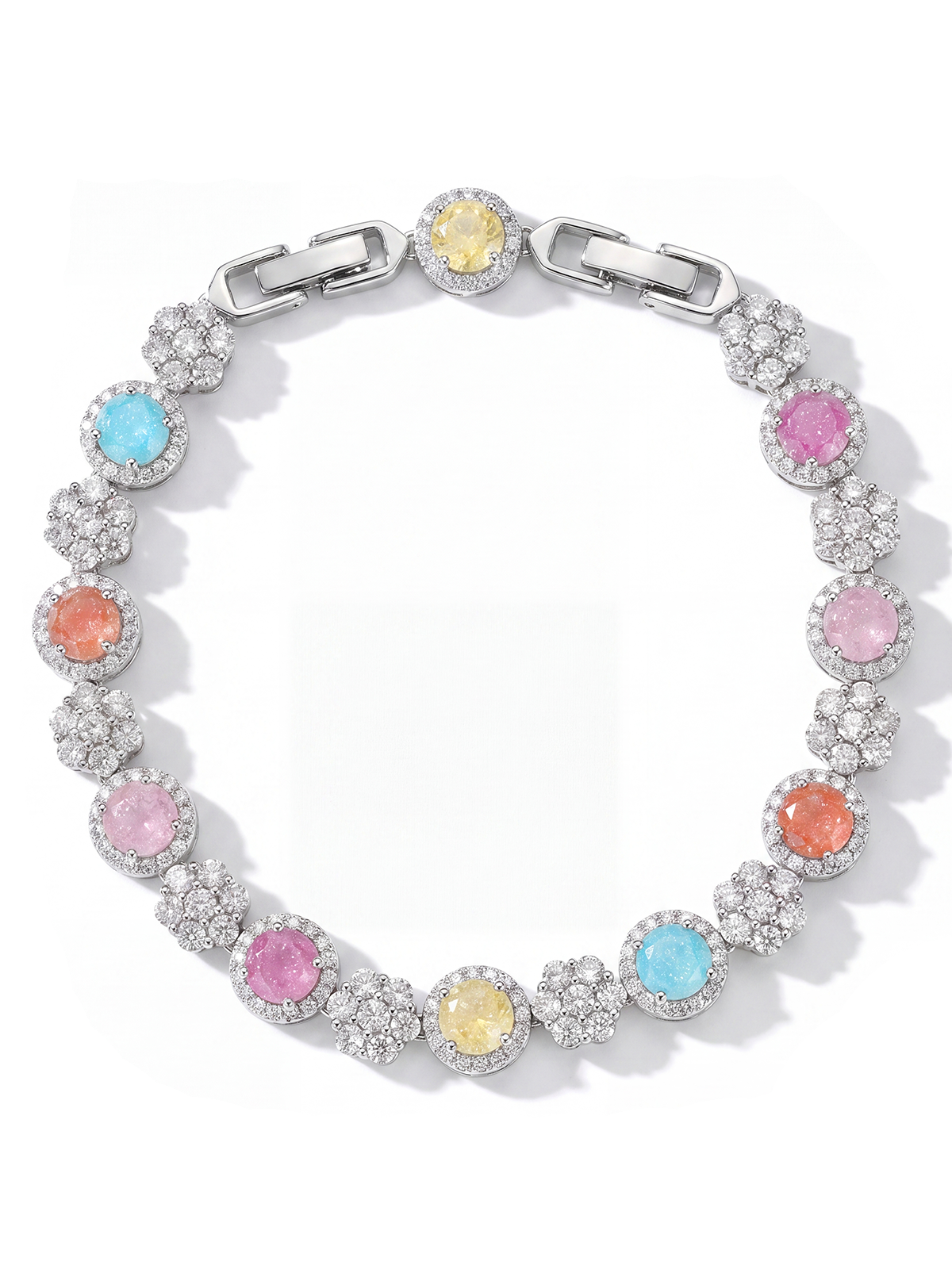 Lucia Cast Tennis Bracelet