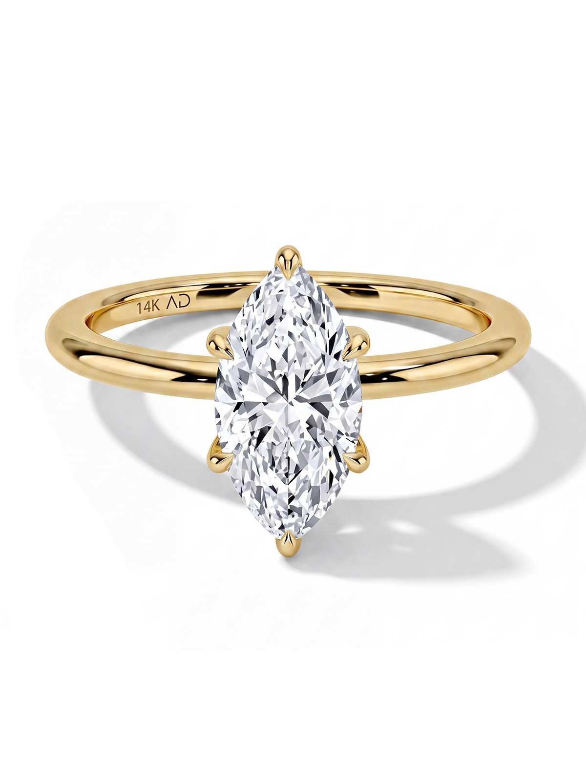 Marquise Cut Solitaire Ring