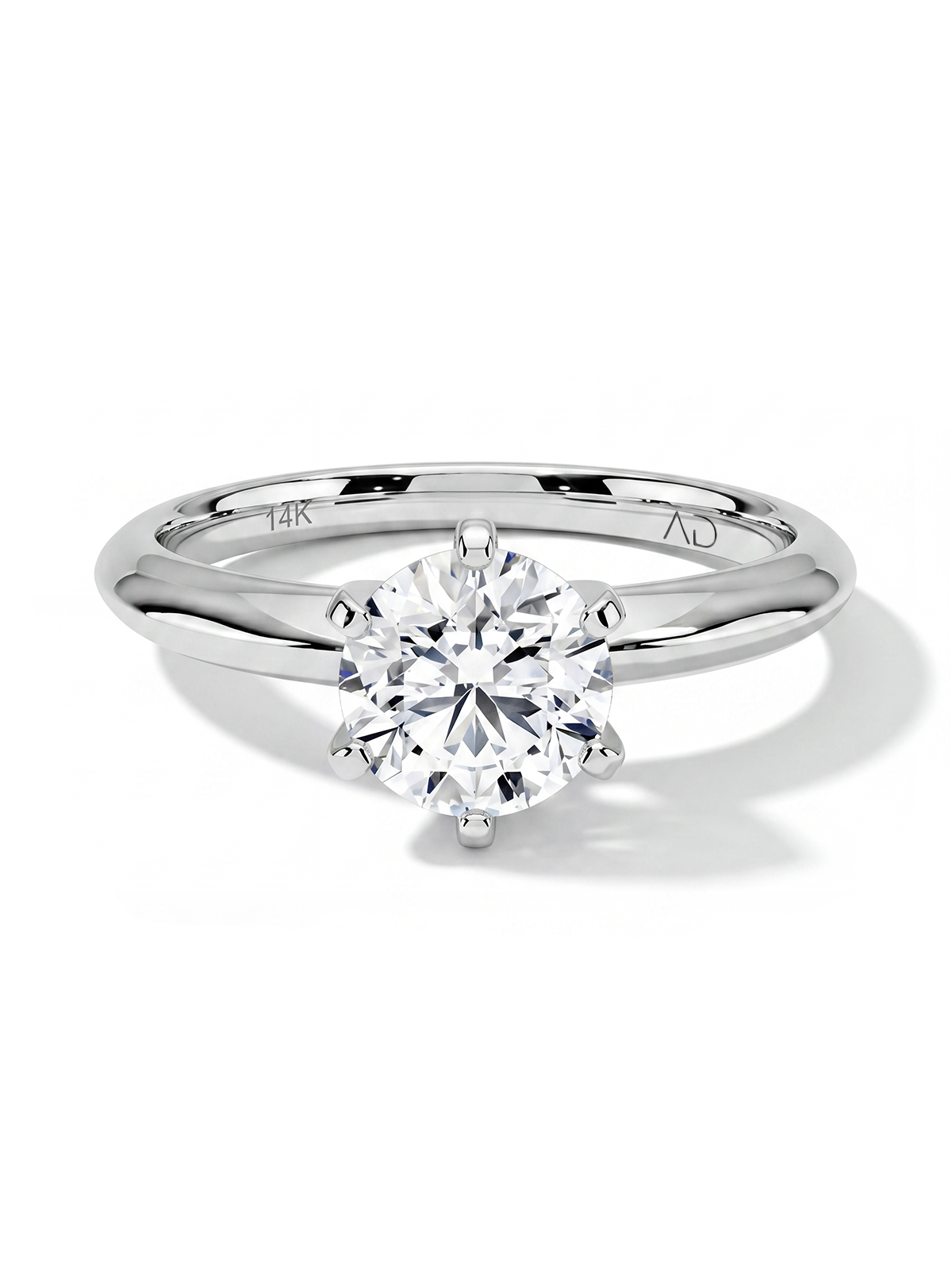 Luna 6 Prong Solitaire Ring