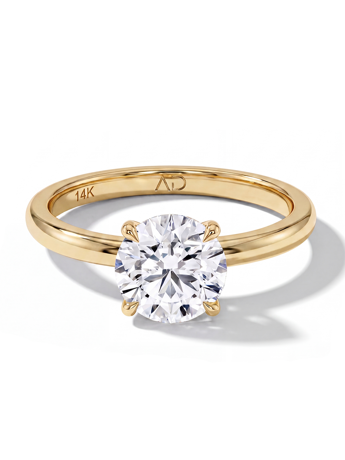 4 Prong Solitaire Ring