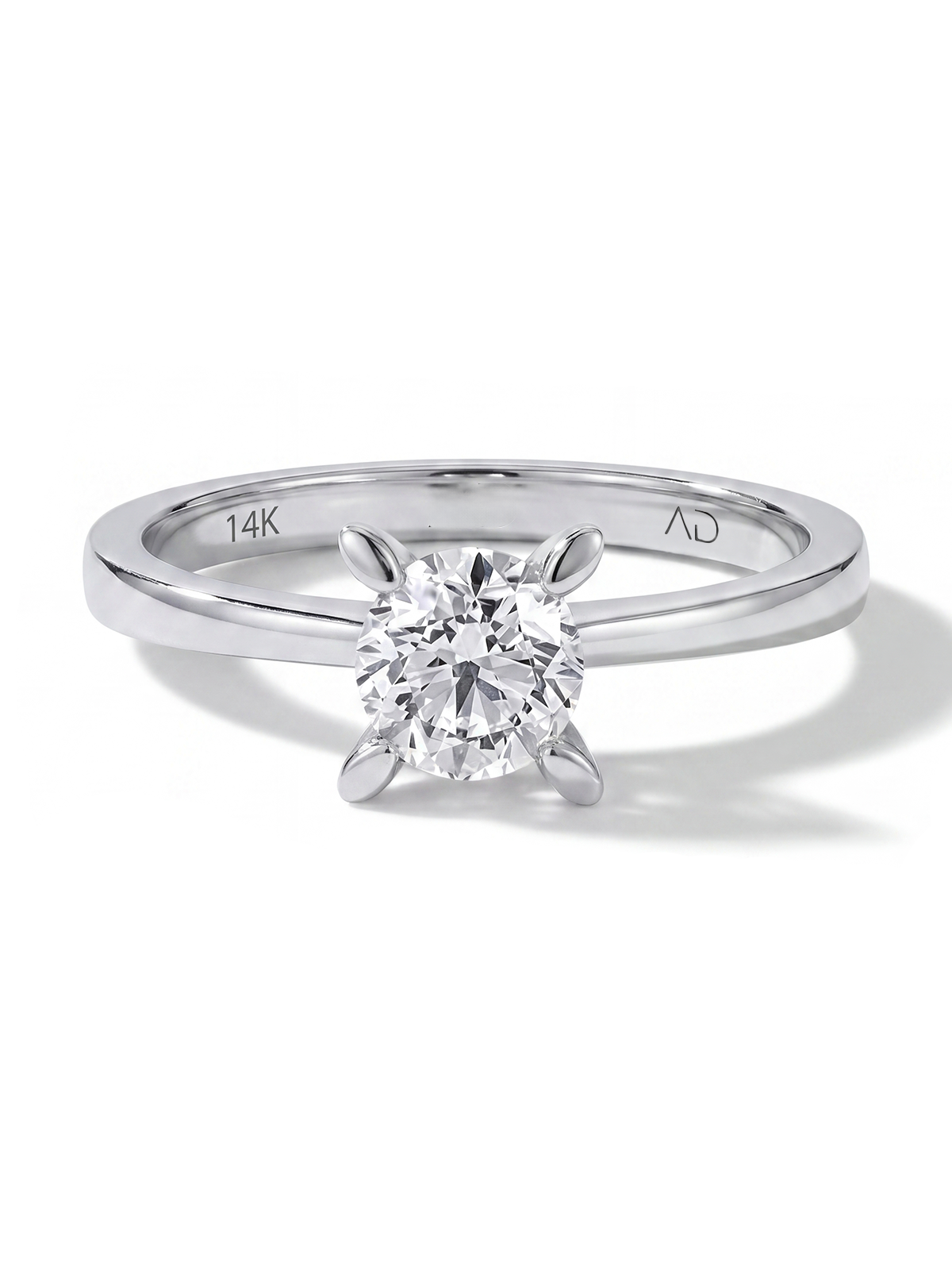 Badem Prong Solitaire Ring