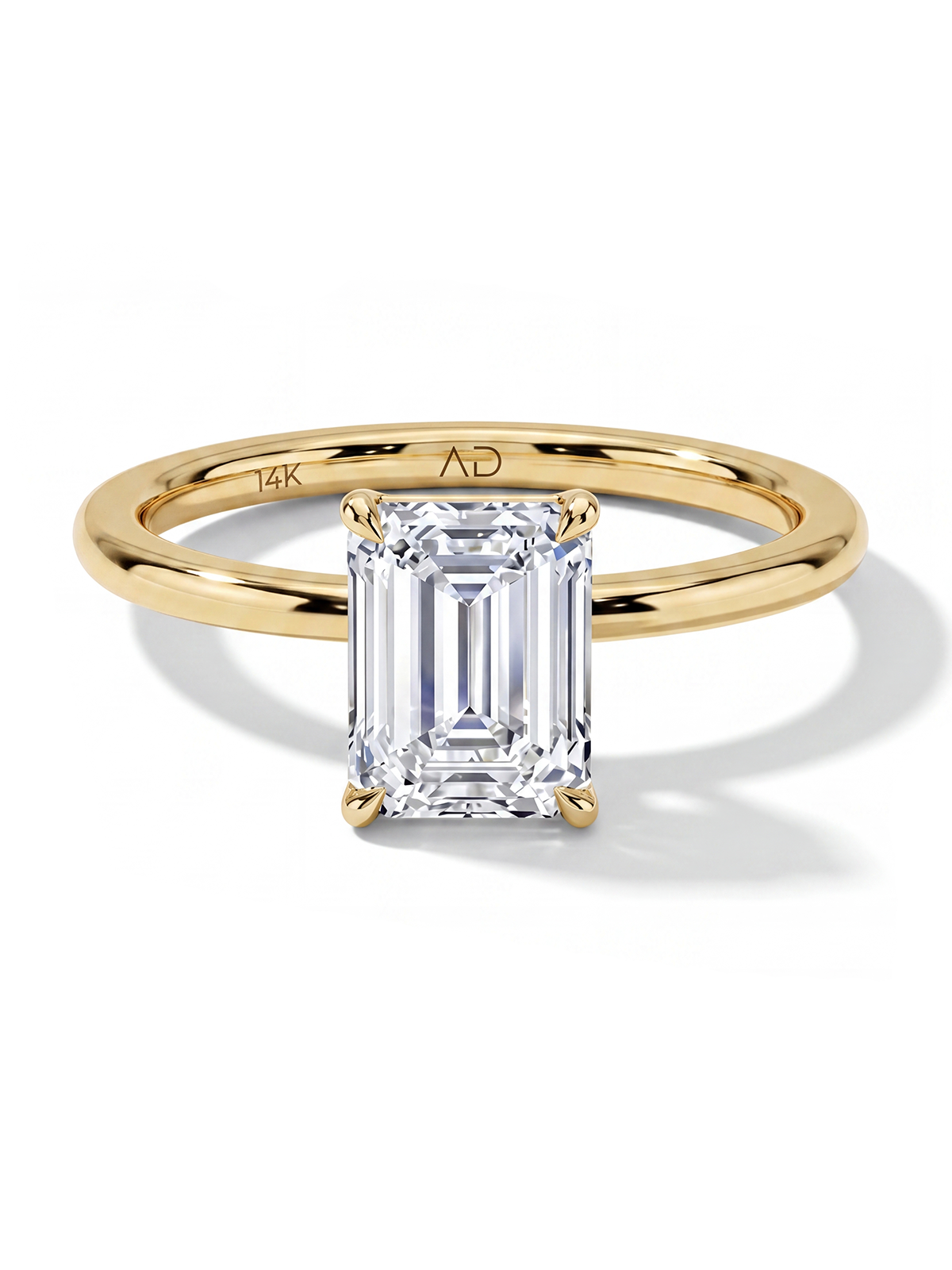 Emerald Cut Solitaire Ring