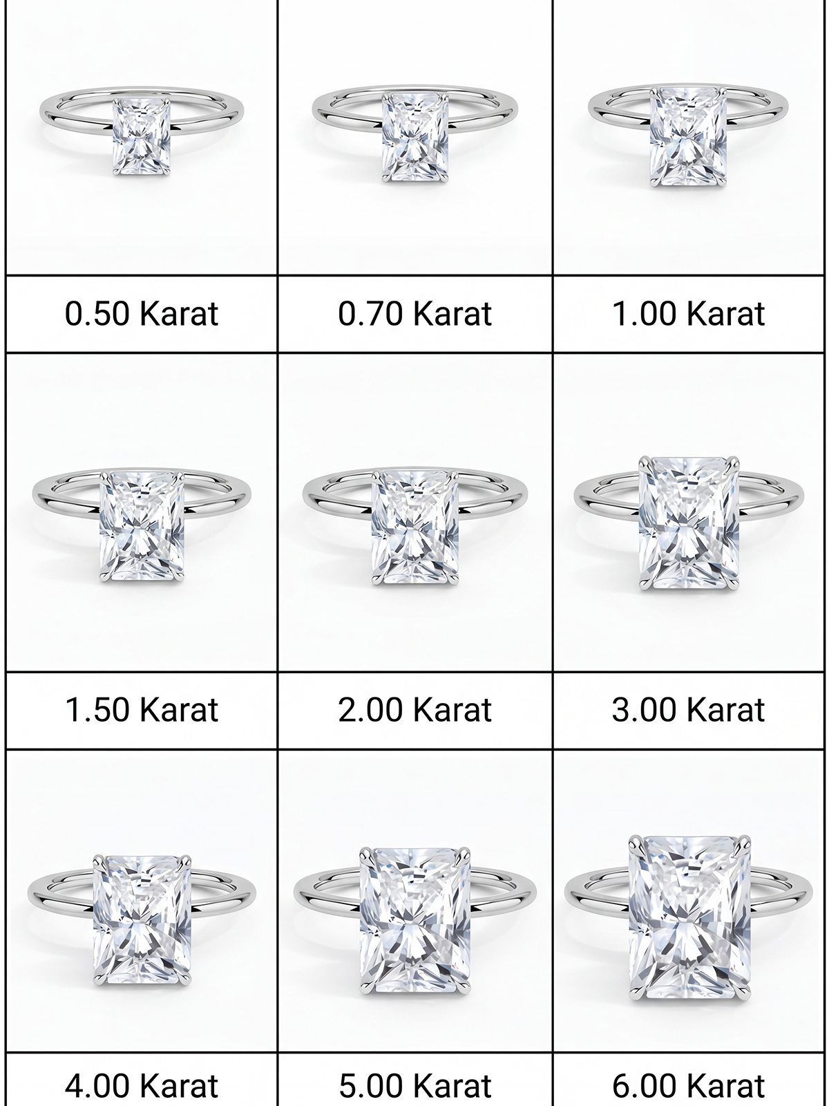 Radiant Cut Solitaire Ring