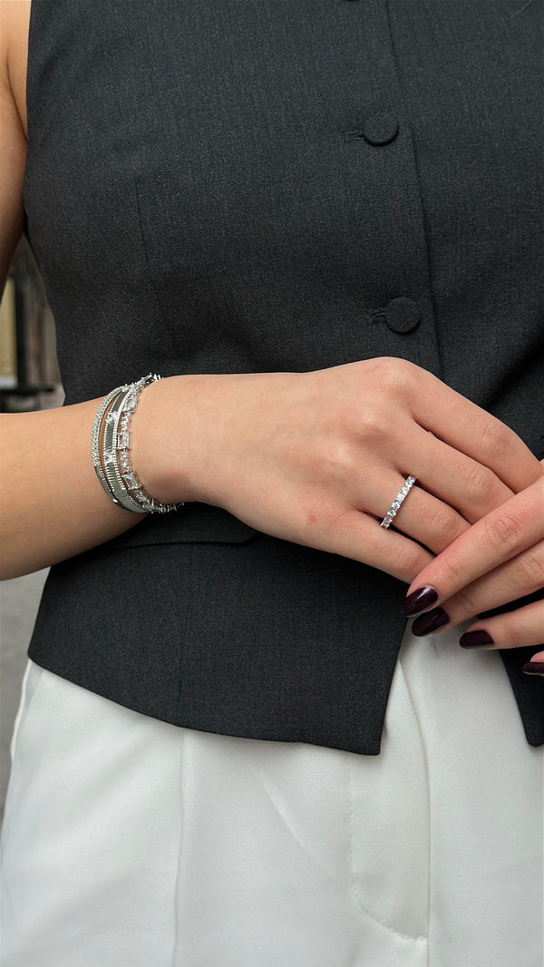 3MM 0.10 CT Tamtur Yüzük  Atelier Duygu.