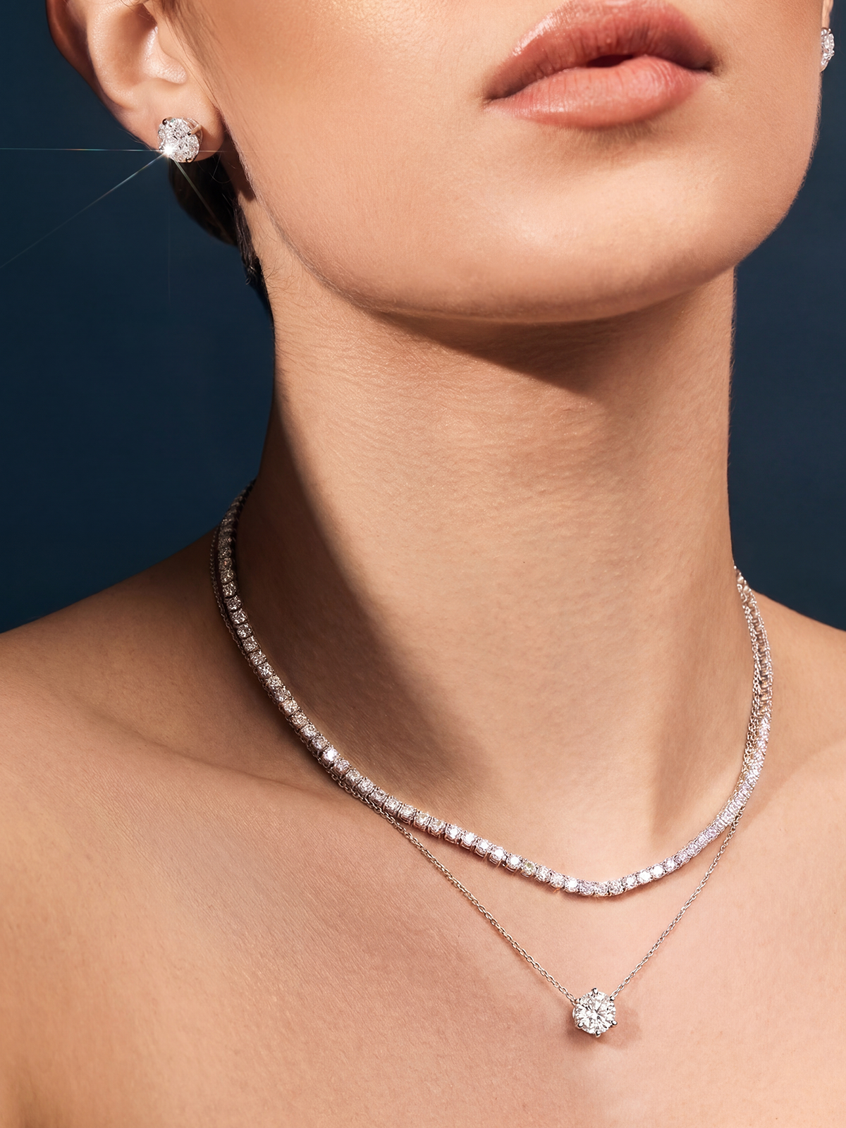 6 Prong Solitaire Necklace