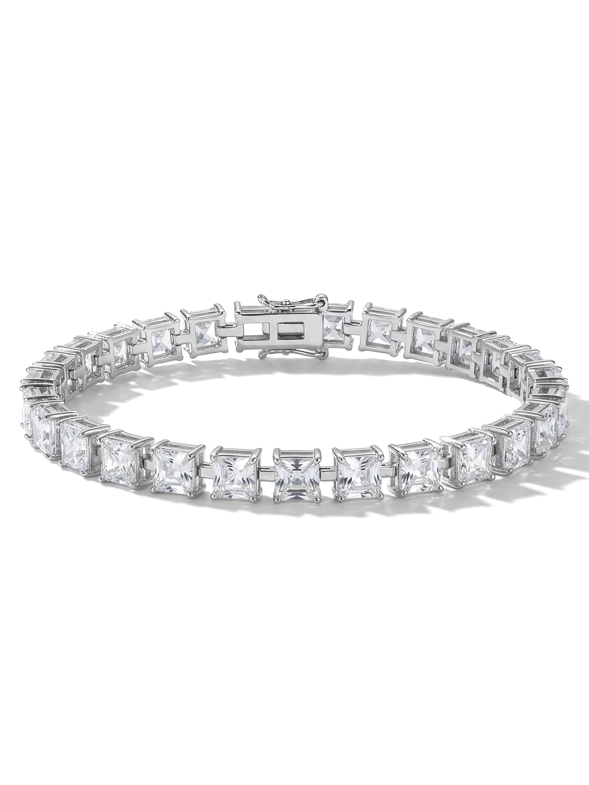Princess Cut Tennis Bracelet
