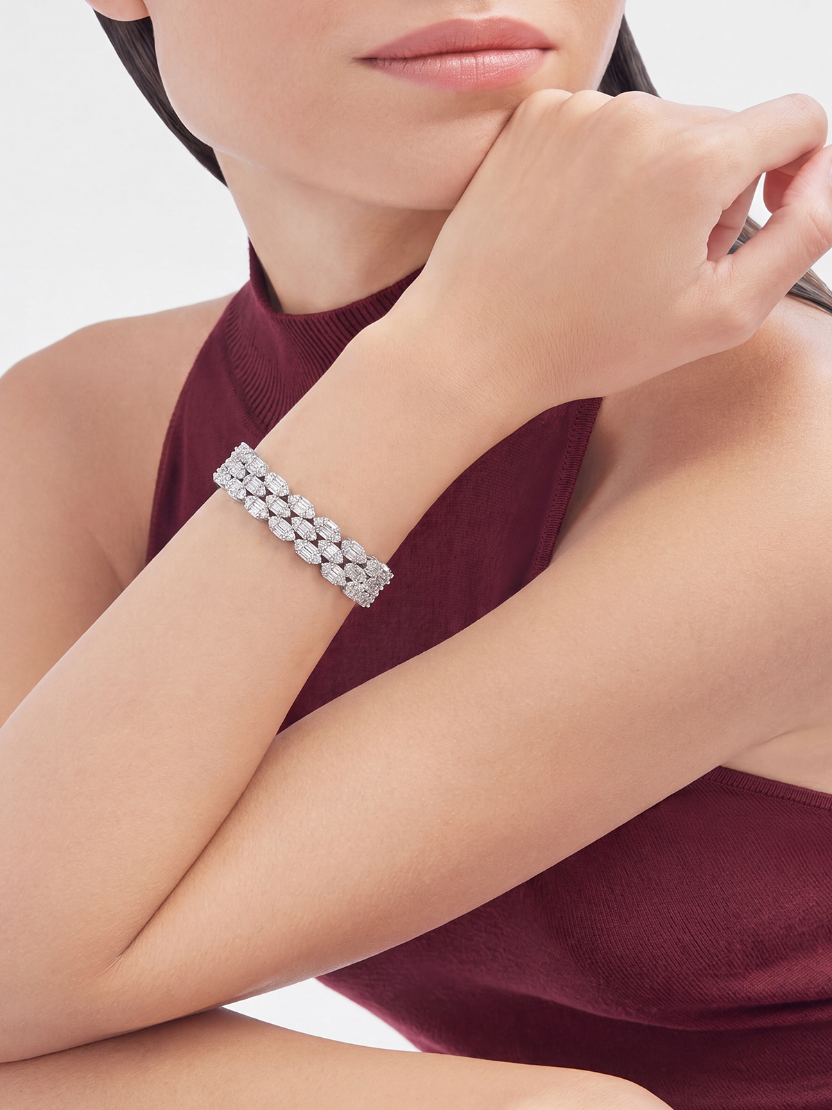 Norah Cast Tennis Bracelet