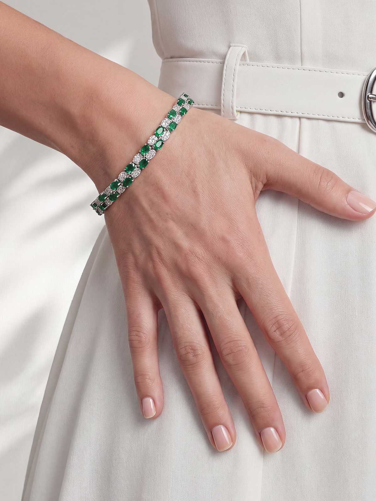 Solène Cast Tennis Bracelet
