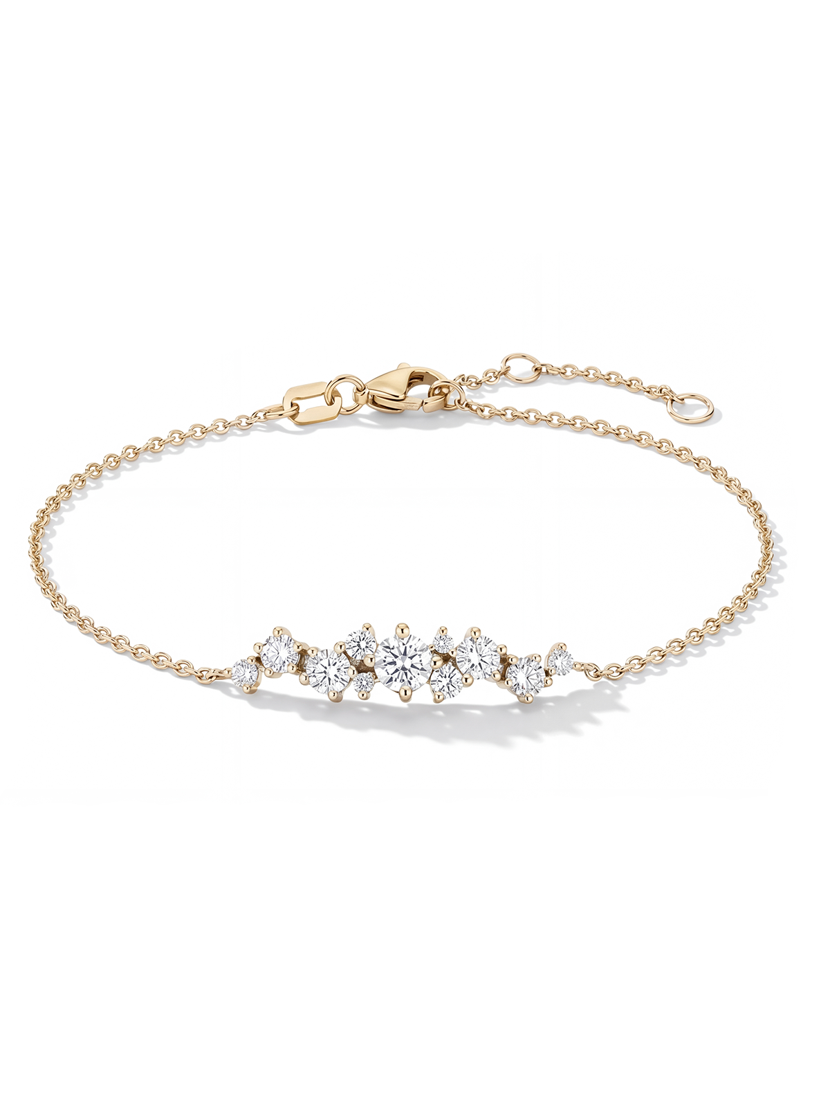 0.40 CT Cluster Bracelet