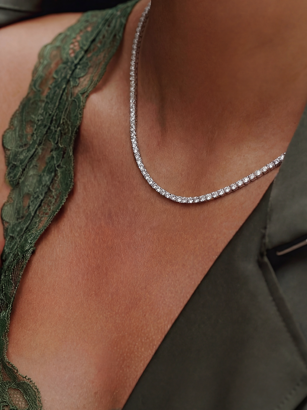 2MM | Cast Tennis Necklace