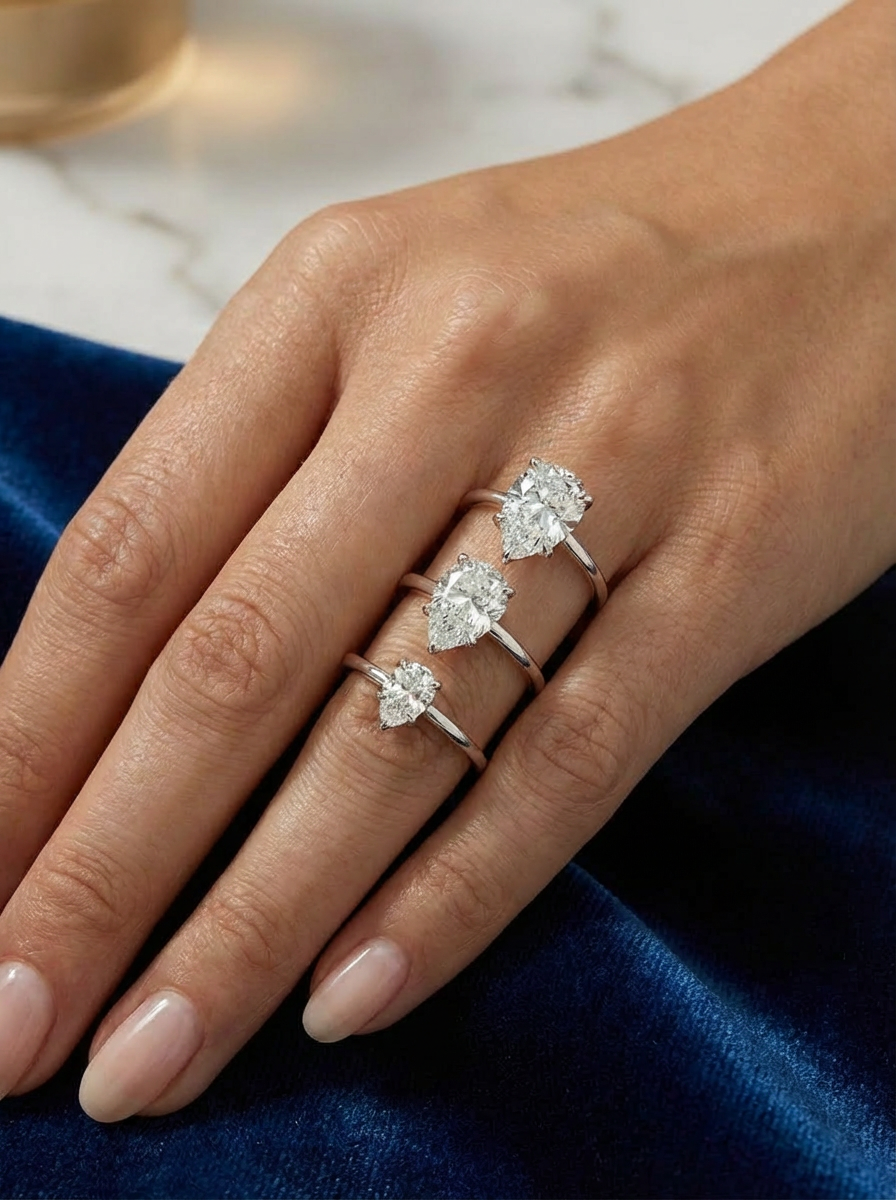 2.0CT | Pear Cut Ring