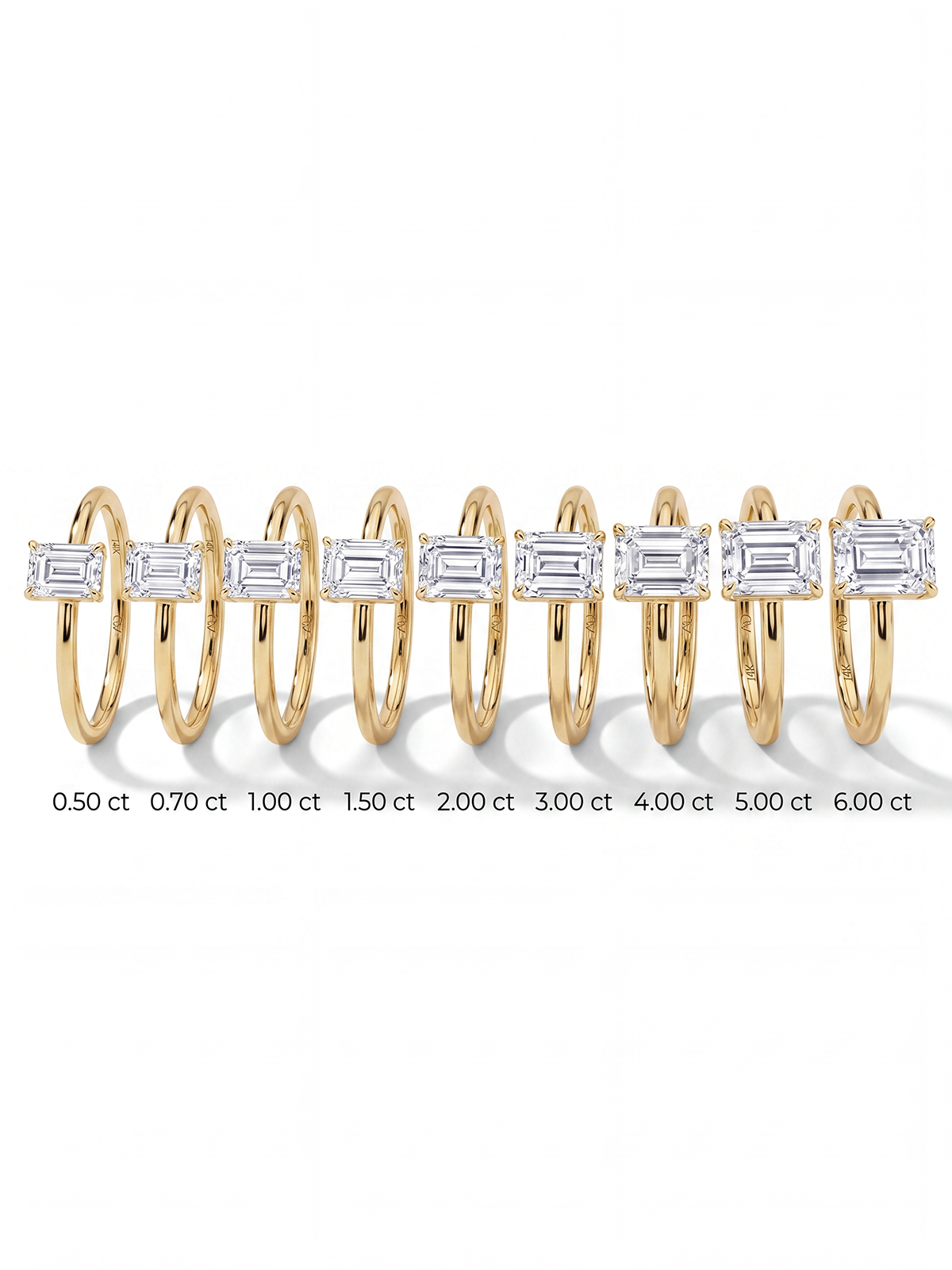 Emerald Cut Solitaire Ring