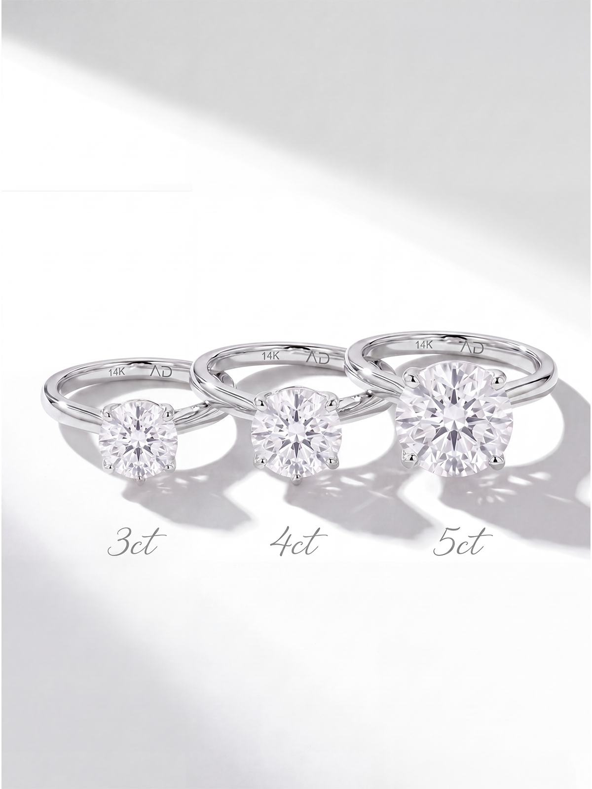 4 Prong Solitaire Ring