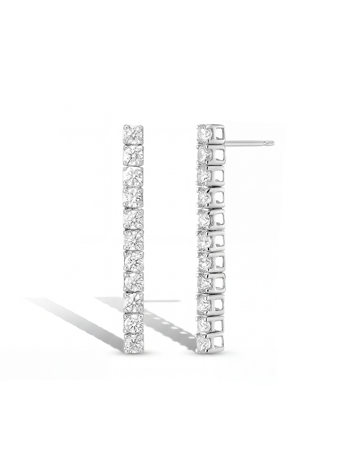 3MM | Cast Tennis Earrings