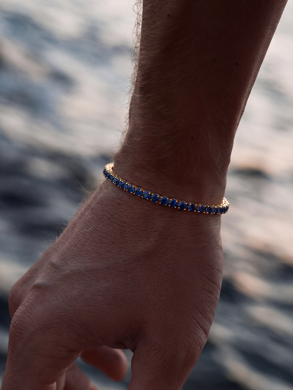 3MM | Navy Tennis Bracelet