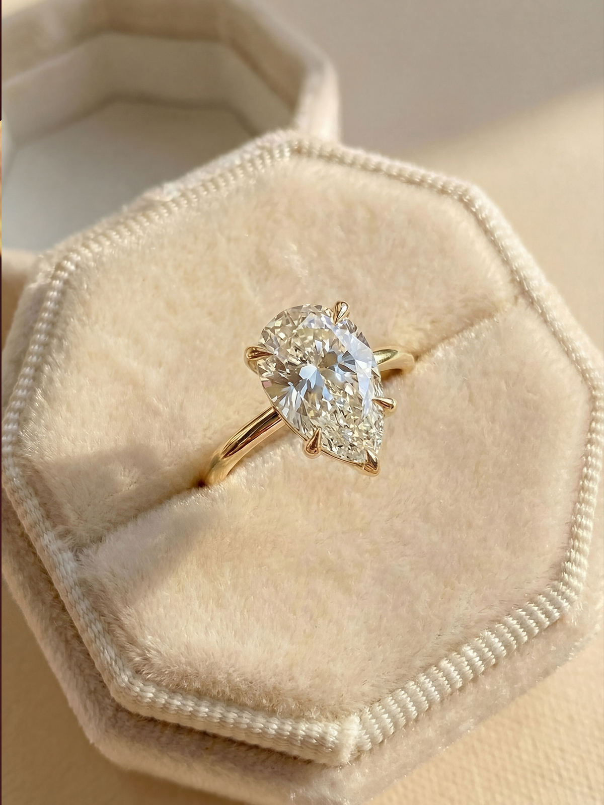 3.0CT | Pear Cut Ring