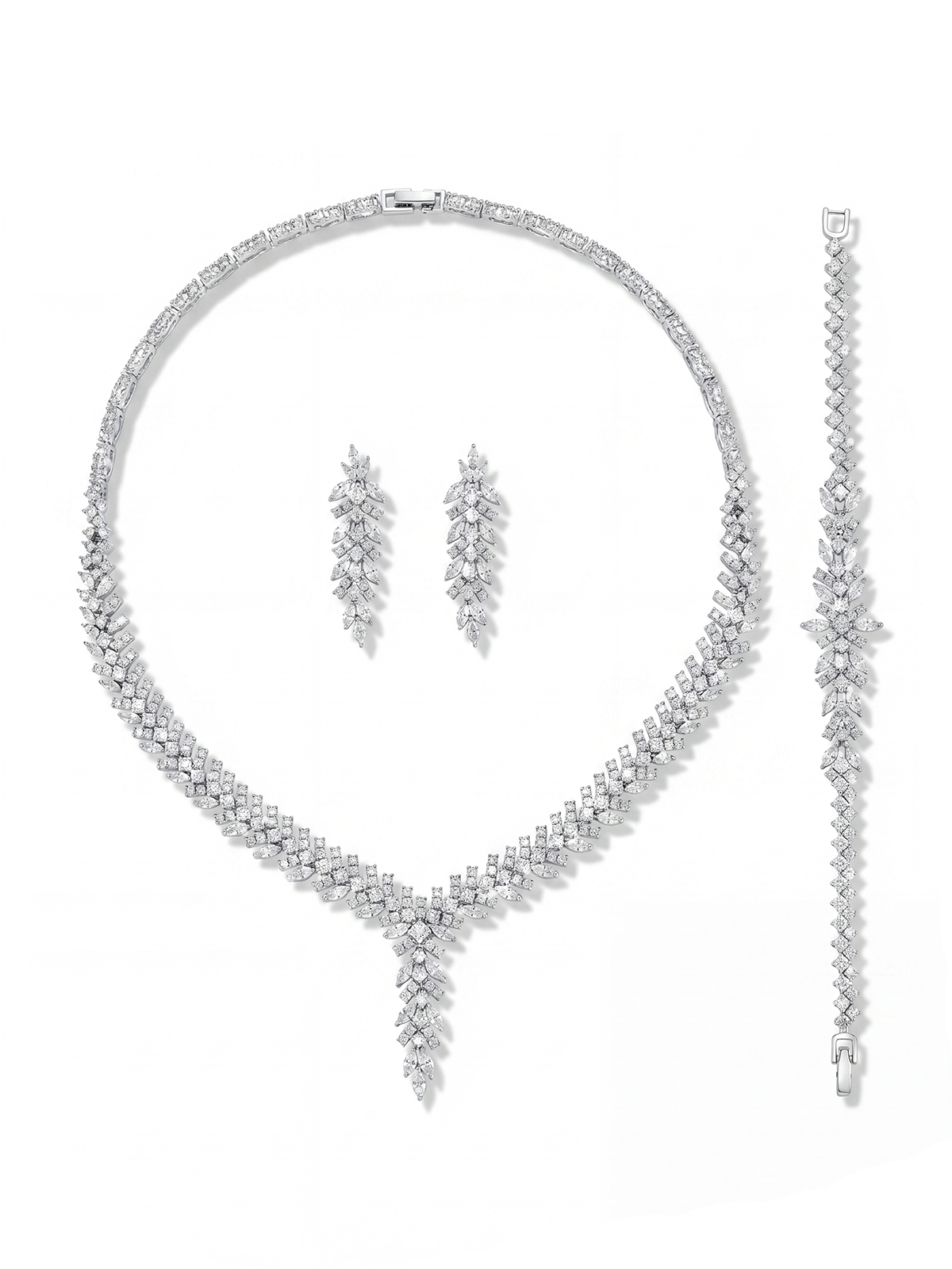 Isadora Necklace Bracelet Earrings Ring Set