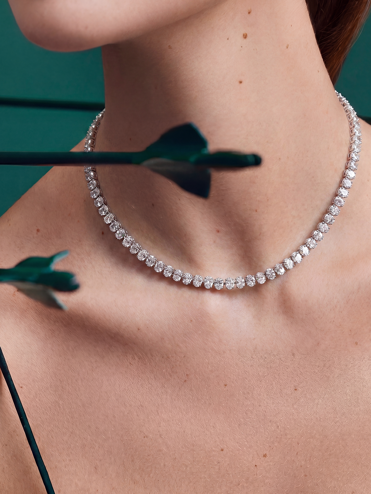 5MM | Sabit Form Oval Cut Tennis Necklace