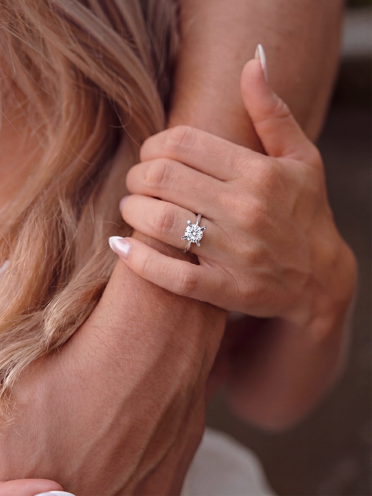Badem Prong Solitaire Ring