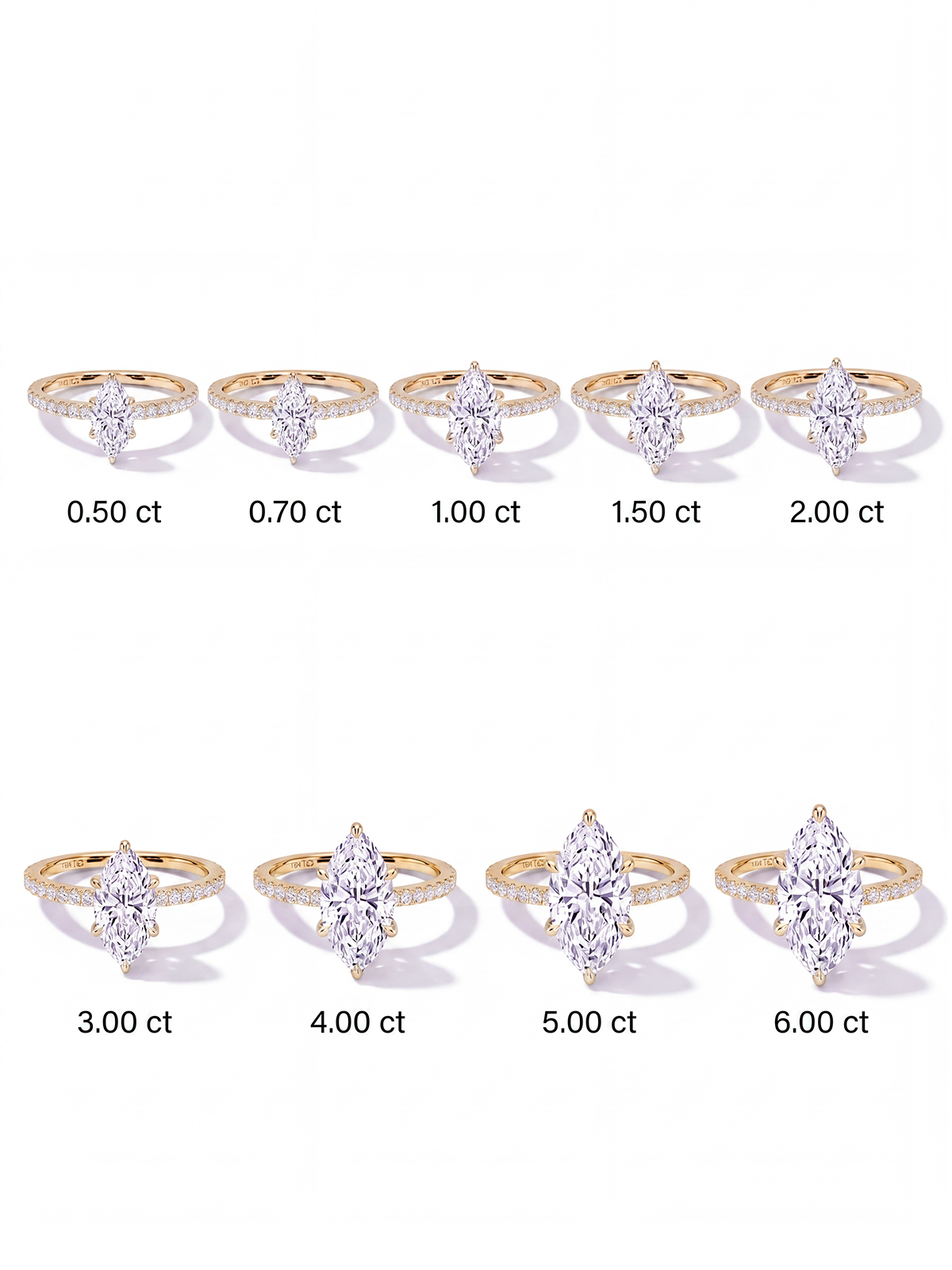 Marquise Cut Style Stone-Set Solitaire Ring