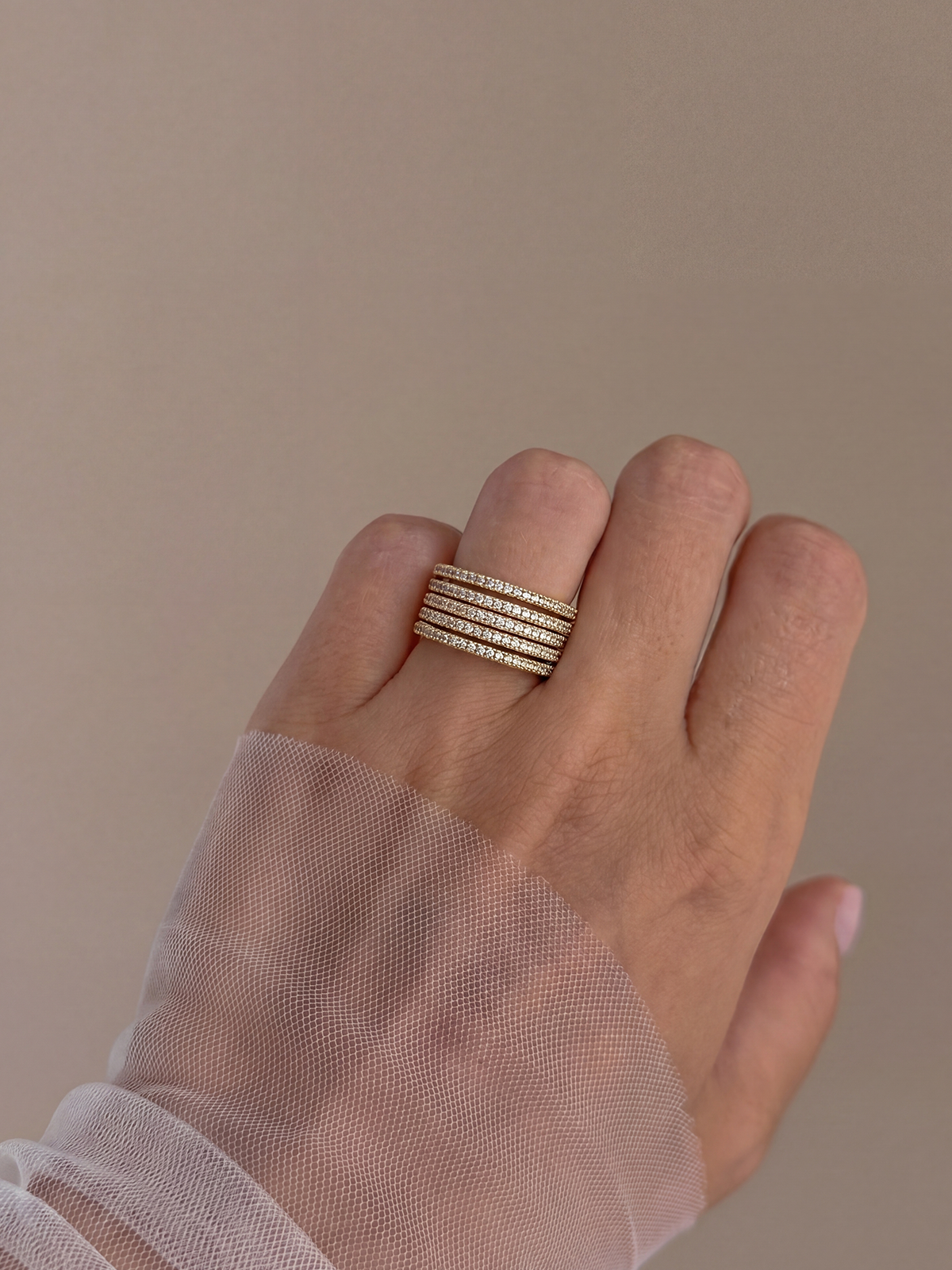 Five Full Eternity Ring