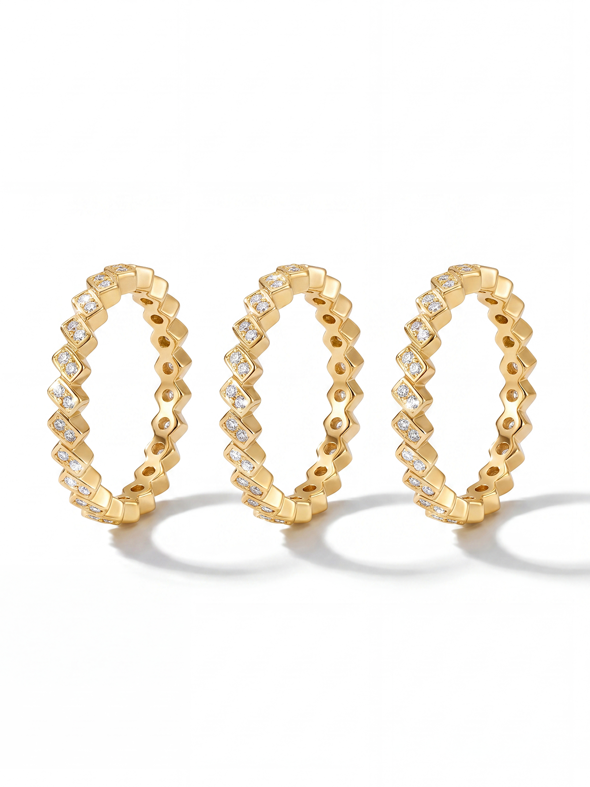 Olvera Triple Full Eternity Ring