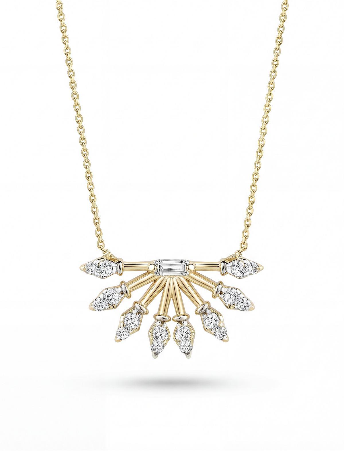 Solea Marquise Stone Necklace
