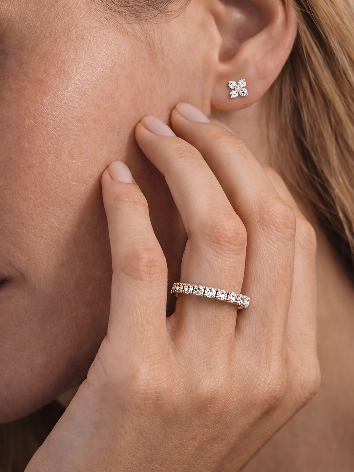 1.8CT Solitaire Earrings