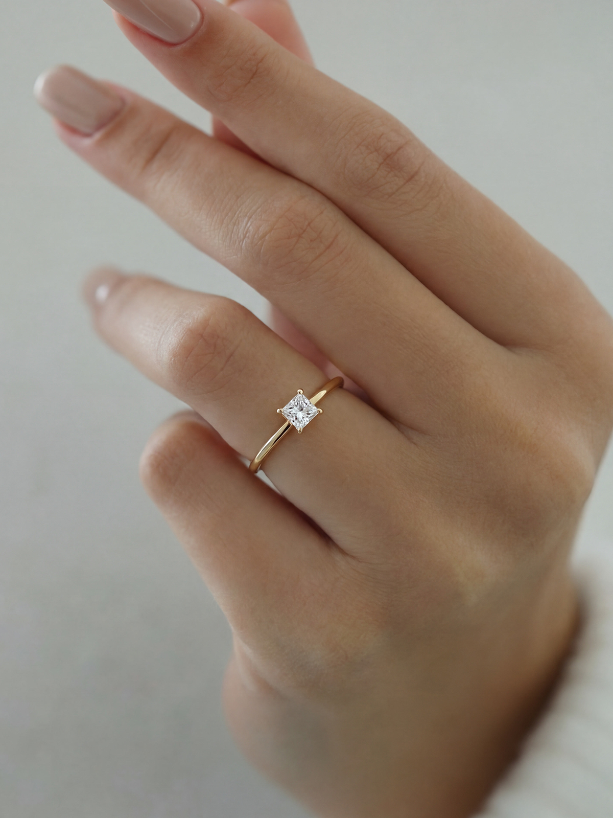 Princess Cut Solitaire Ring