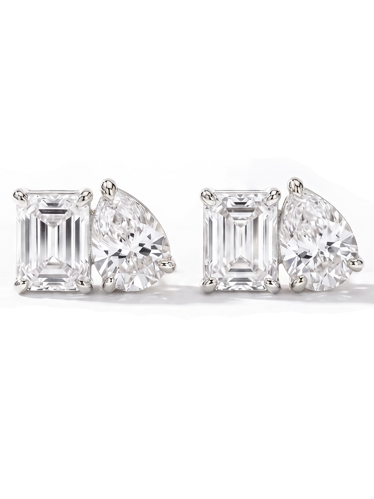 Emerald - Pearl Cut Earrings