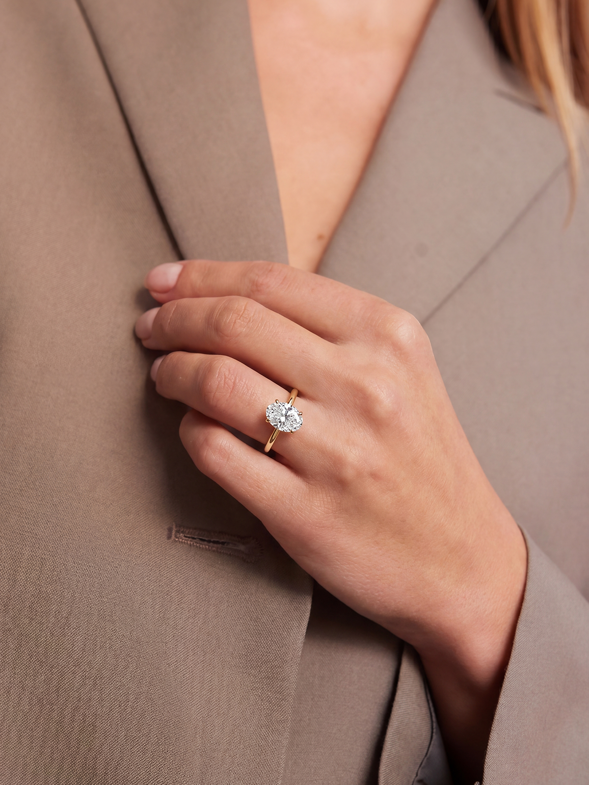 Oval Cut Solitaire Ring