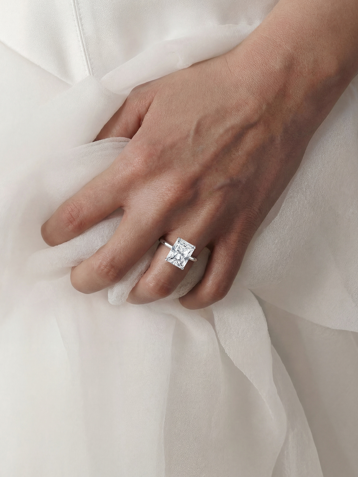 Radiant Cut Solitaire Ring