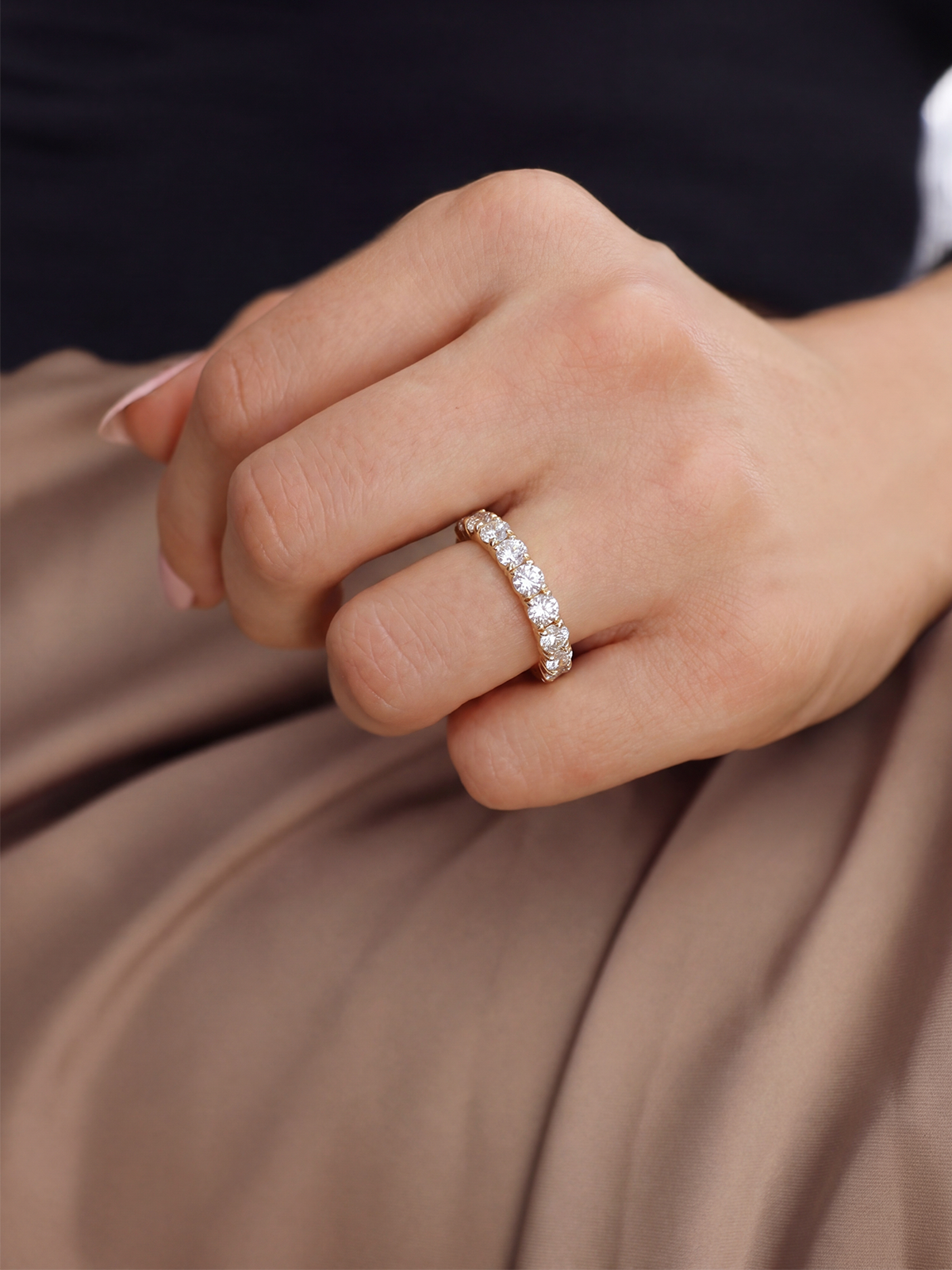 1.20CT Half Eternity Ring
