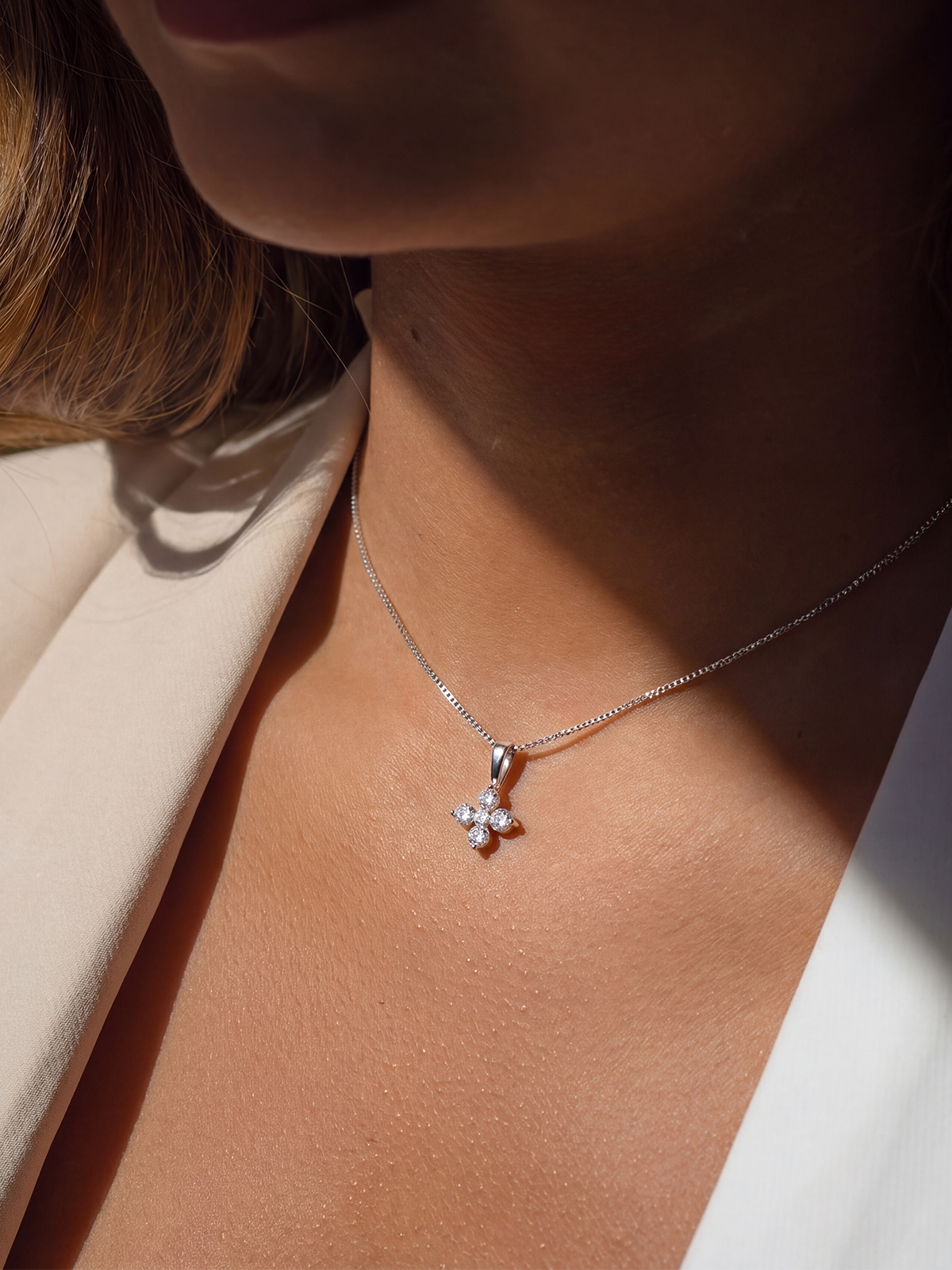 0.90CT Five Stone Necklace