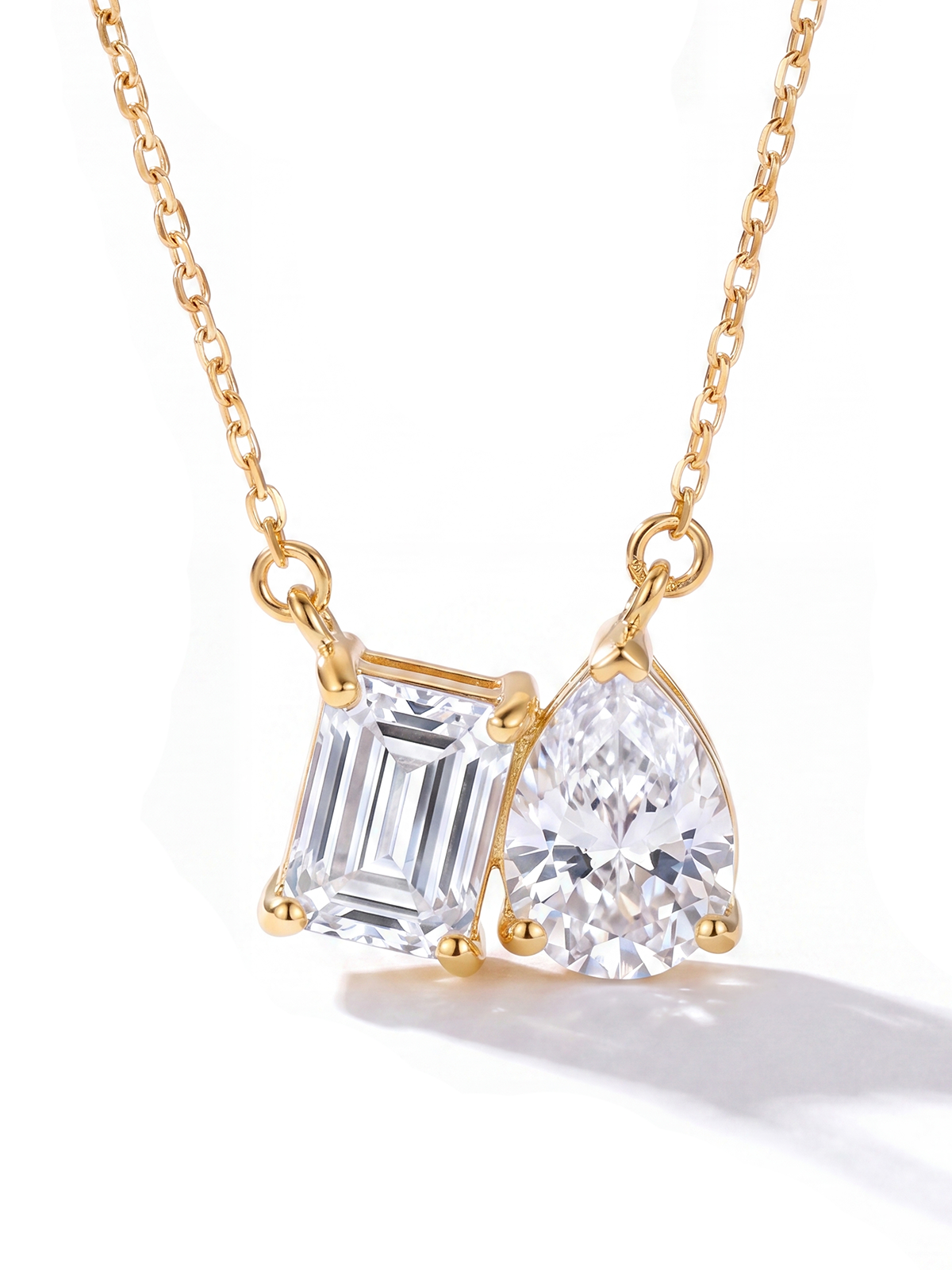 Emerald - Pear Cut Necklace