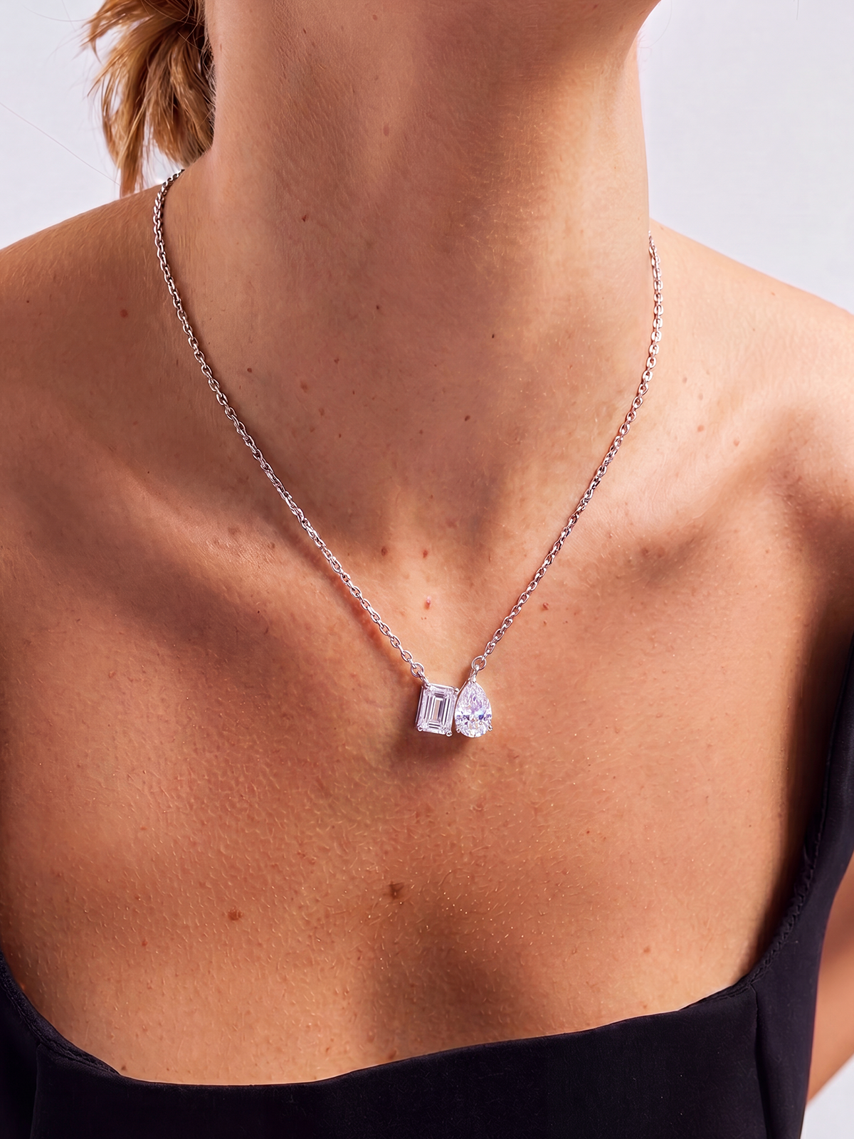 Emerald - Pear Cut Necklace