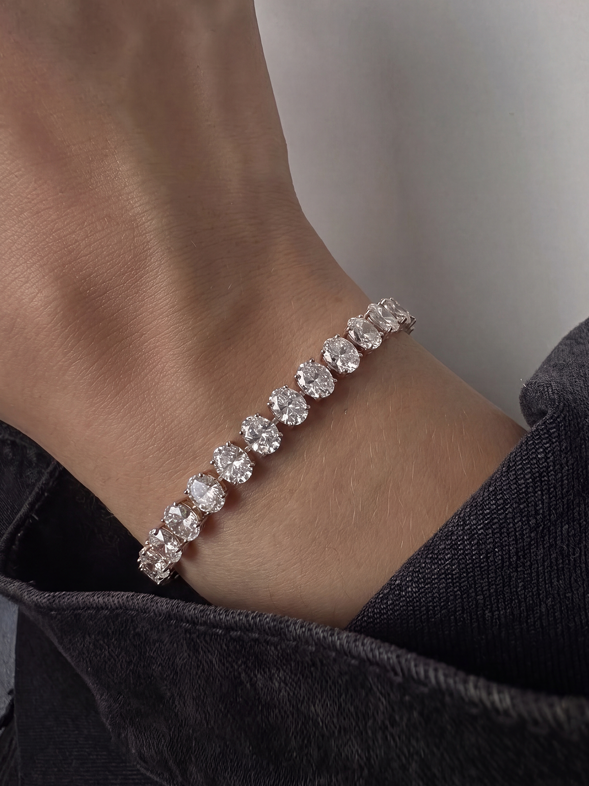 6MM | Oval Cut Tennis Bracelet