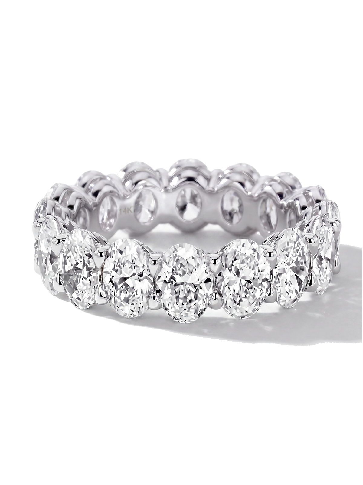 5.00CT Oval Cut Full Eternity Ring