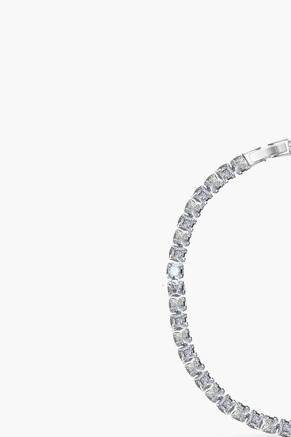 4MM | Princess Cut Su Yolu Bileklik |   Luxury Jewelry by  Atelier Duygu.