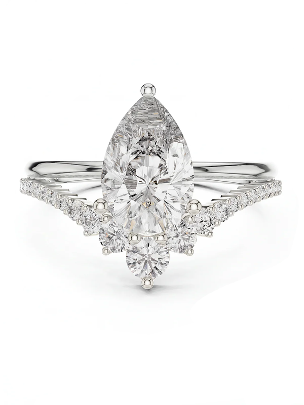 2CT | Pear Cut Alina Eternity Ring