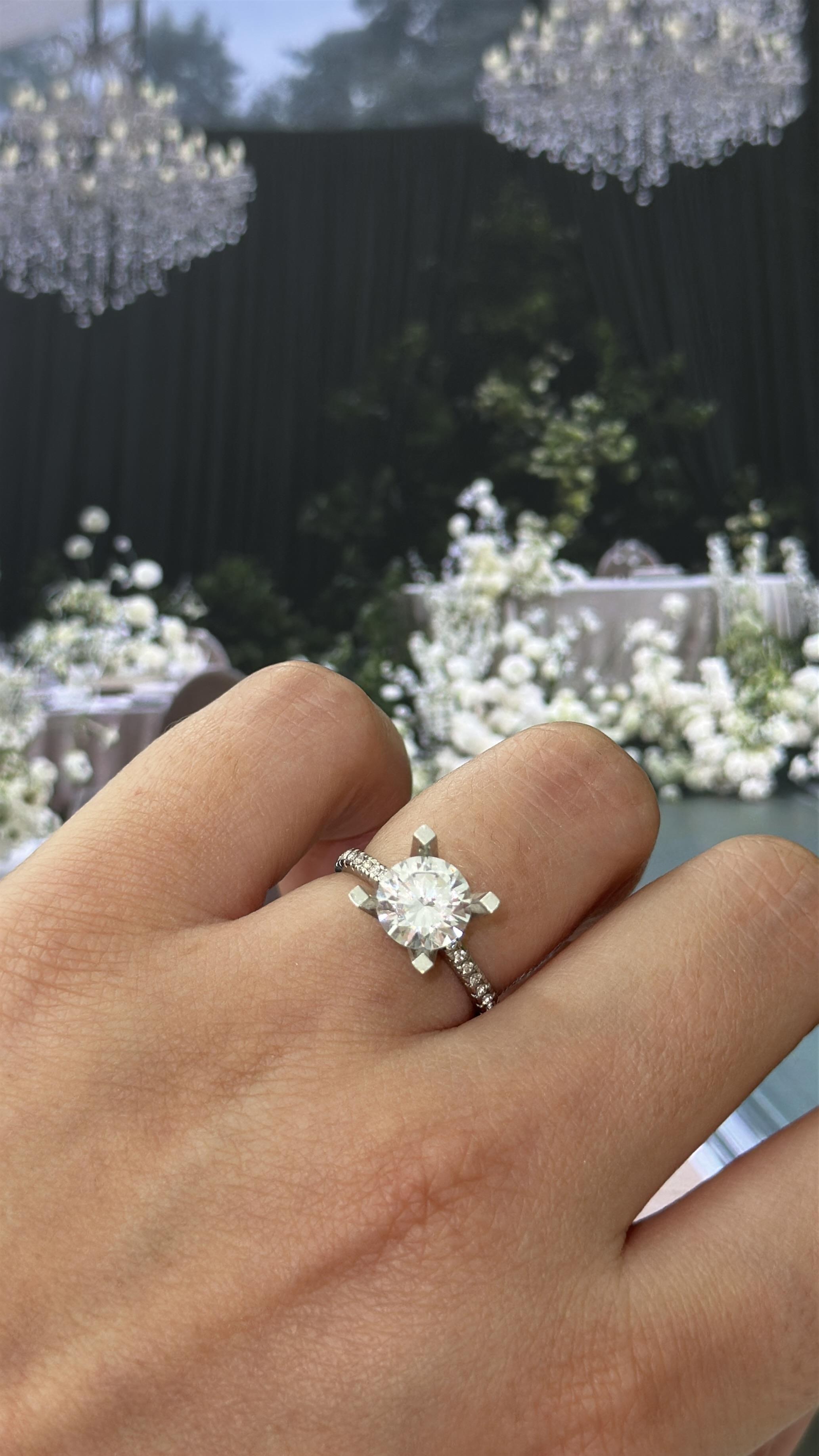 8MM 2.00CT Stony Tektaş Yüzük