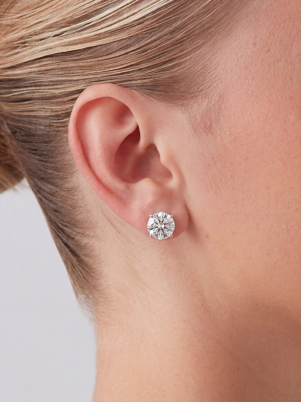 8MM | Solitaire Earrings