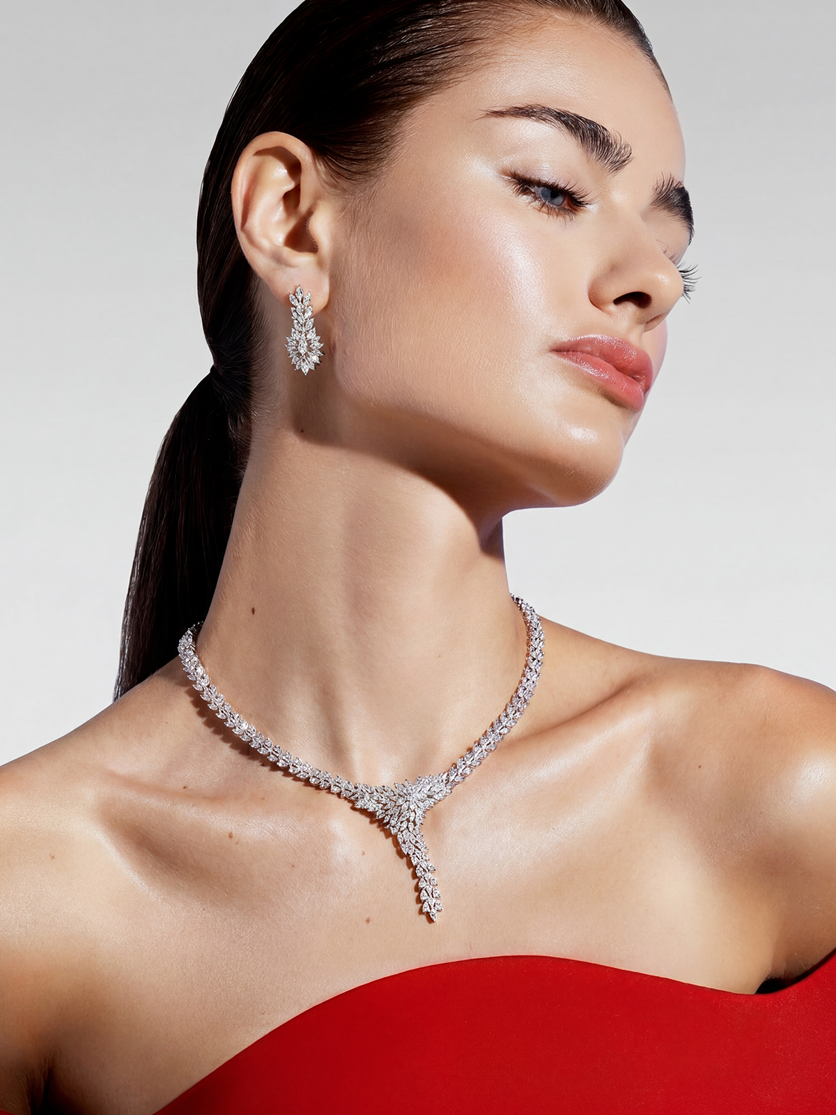 Clarisse Necklace Bracelet Earrings Ring Set
